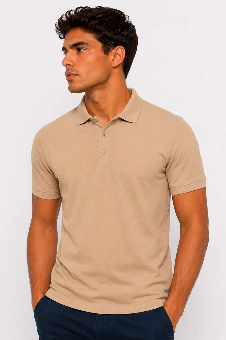 Polo piqué personalizado para hombre | K2Studio